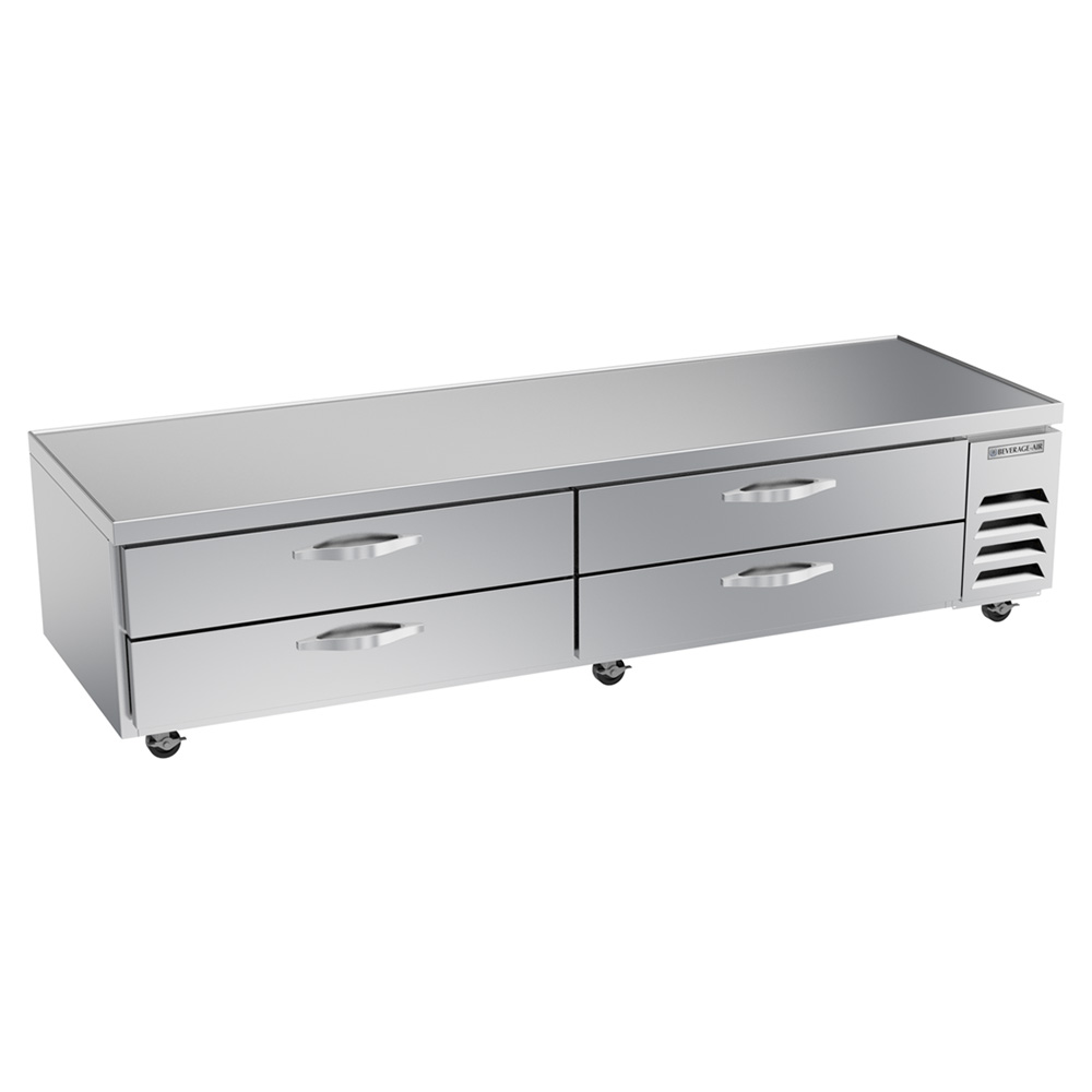 Beverage Air WTFCS96HC 96" Four Drawers Chef Base Freezer, 20.42 cu. ft.