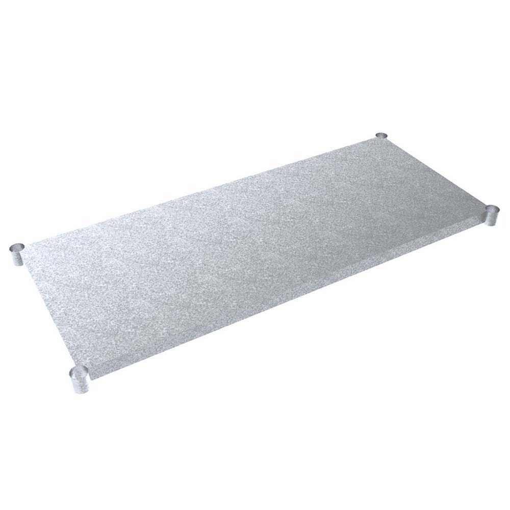 BK Resources VTS-6030 Galvanized Steel Undershelf for 60"L x 30"D Work Table