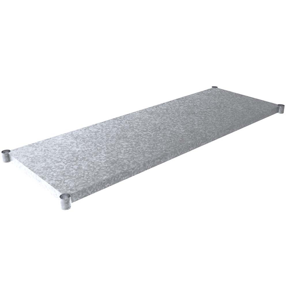 BK Resources VTS-7230 Galvanized Steel Undershelf for 72"L x 30"D Work Table