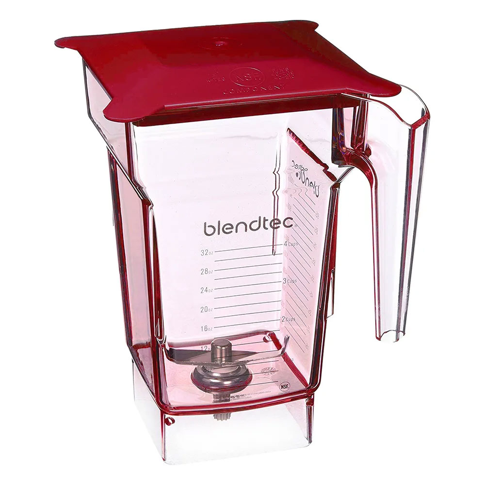 Blendtec 40-619-62 Commercial FourSide Blender Jar, Red