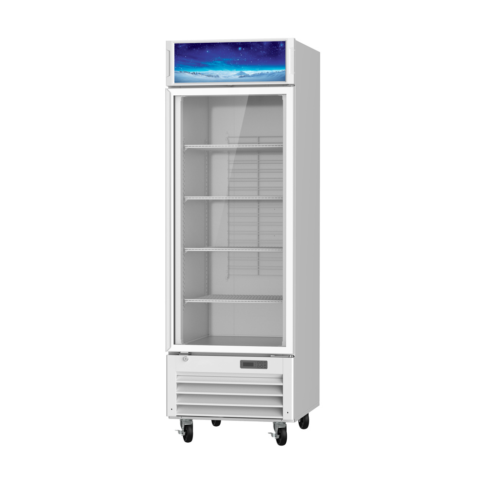 Blue Air BGF23W-HC 27" Single Glass Door Merchandiser Freezer, White