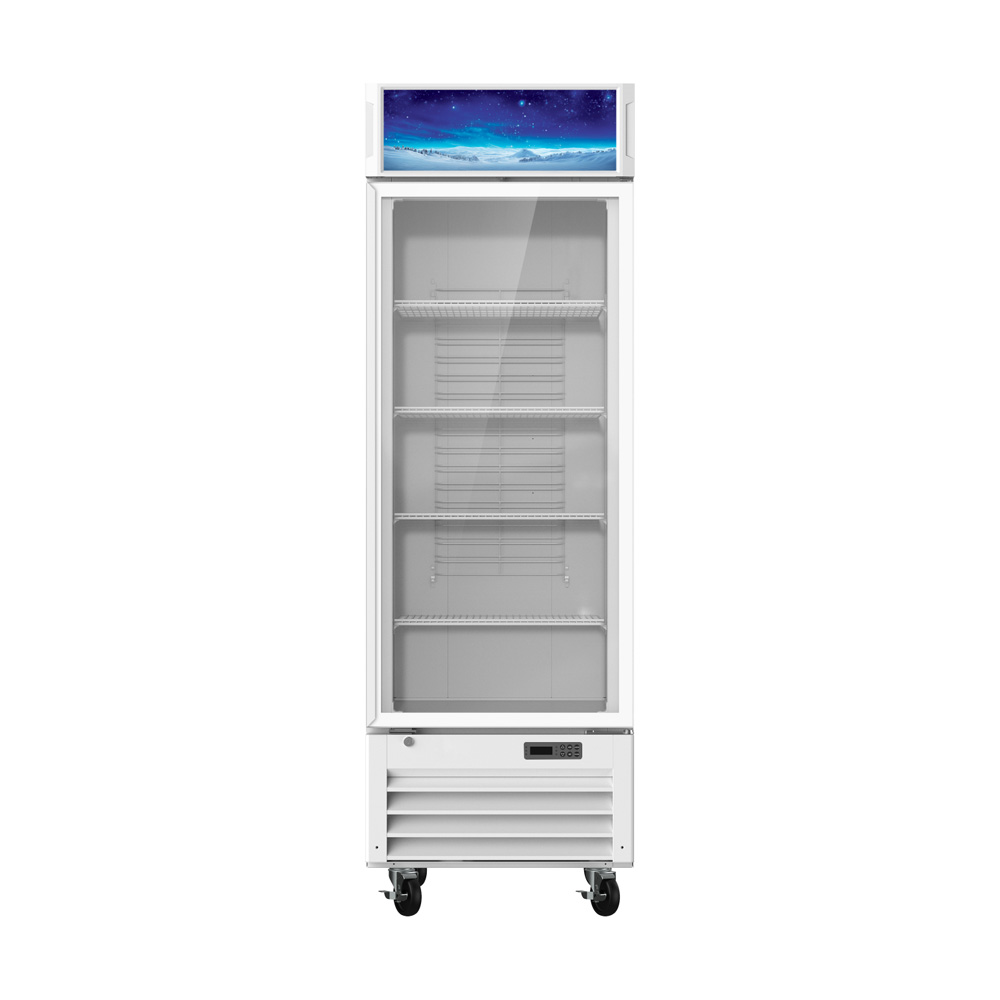 Blue Air BGM23W-HC 27" Single Glass Door Merchandiser Refrigerator, White