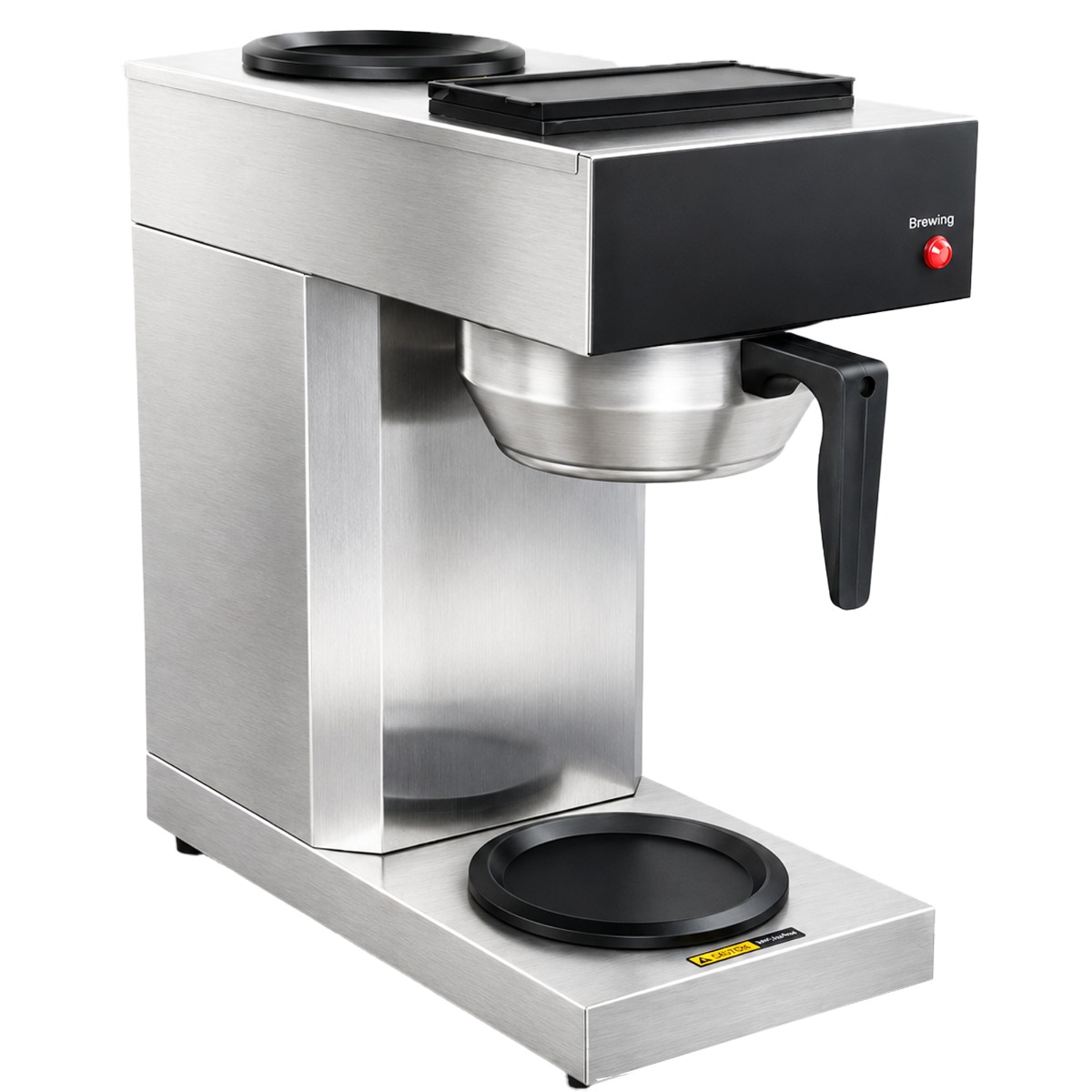 Prepline CAFE-2P Pourover Coffee Maker with 2 Warmers - 120V