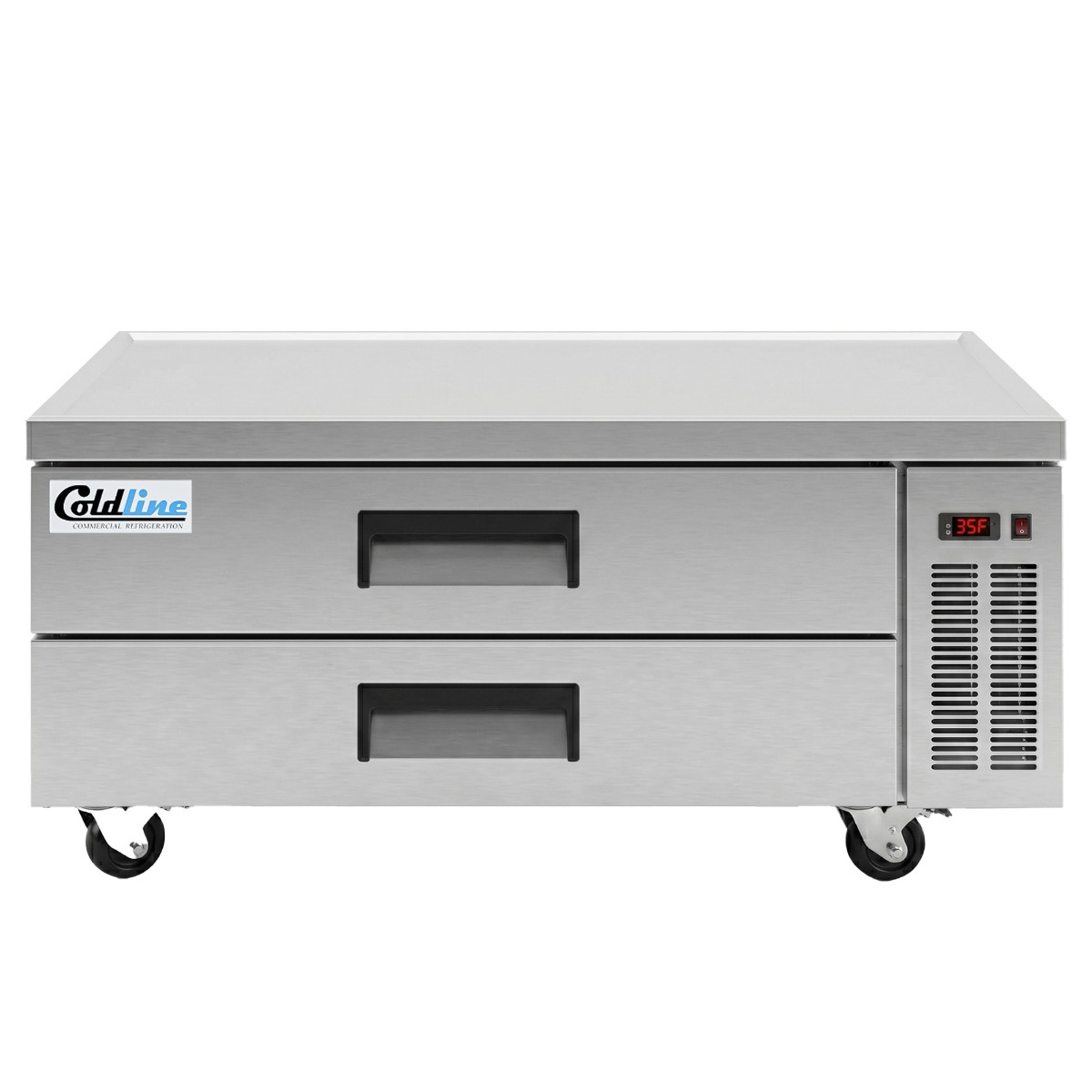 Coldline CB52 52" Two Drawer Refrigerated Chef Base Equipment Stand
