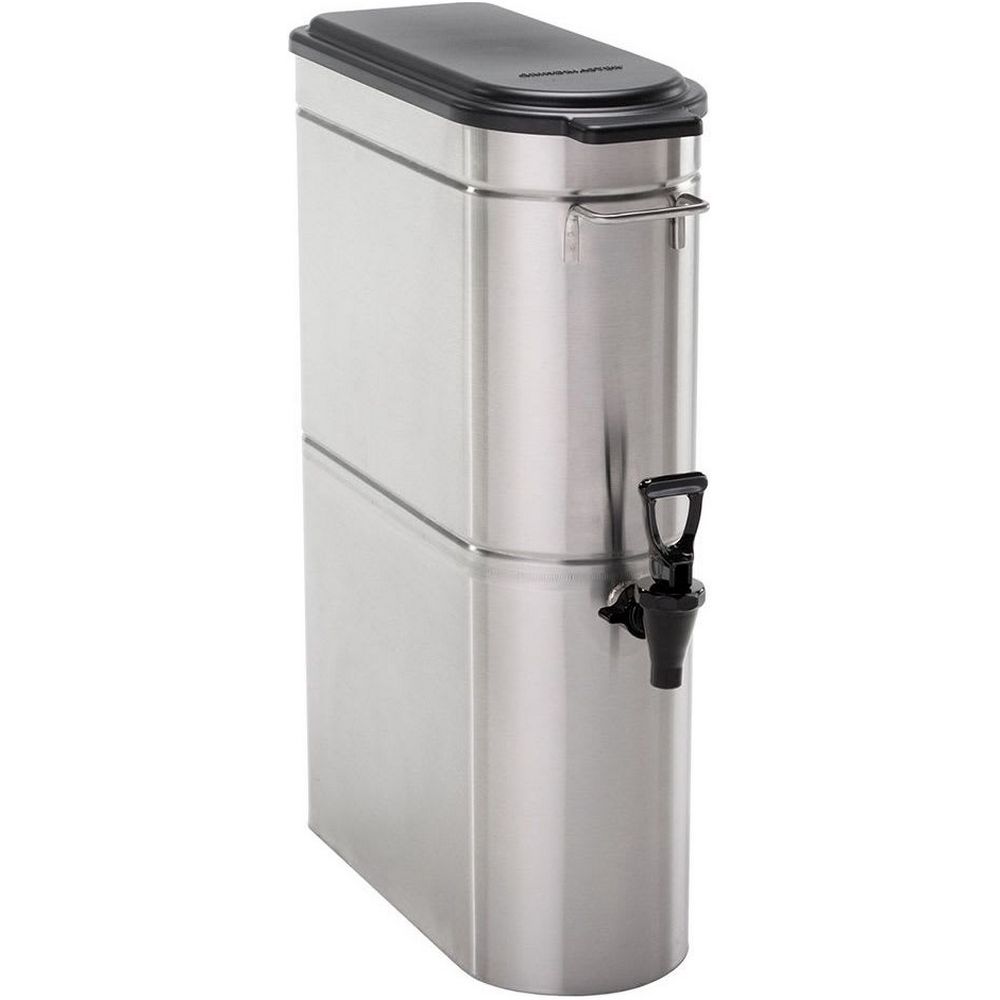 Grindmaster GTD3-FOT 3-Gallon Oval Stainless Steel Iced Tea Dispenser w/ Tomlinson Front Valve
