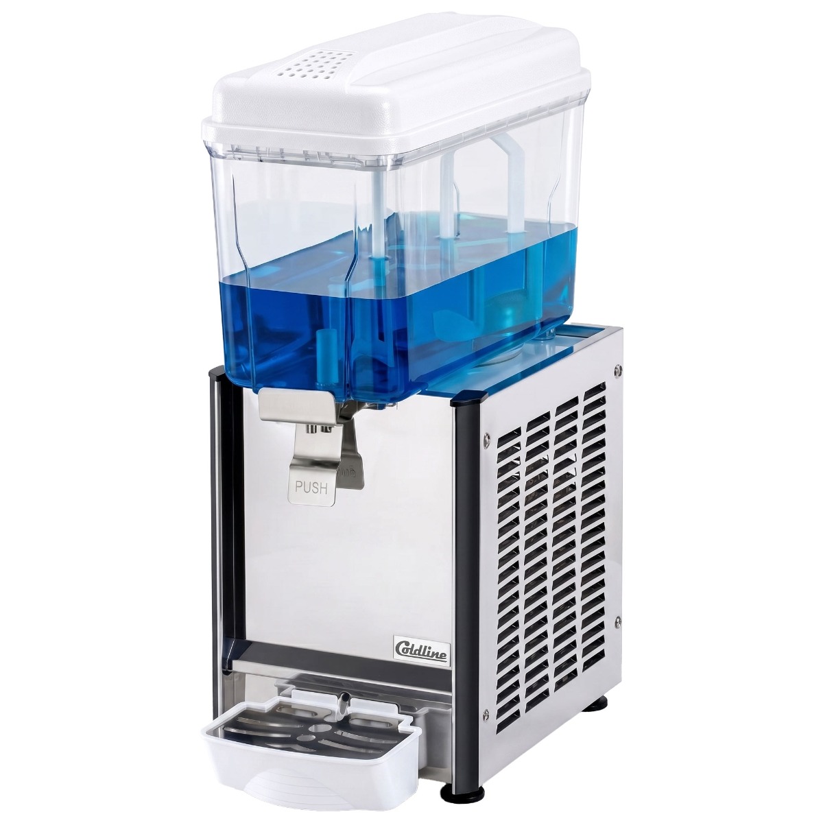 Coldline CBD-1 Single 3 Gallon Bowl Refrigerated Beverage Dispenser with Stirring System