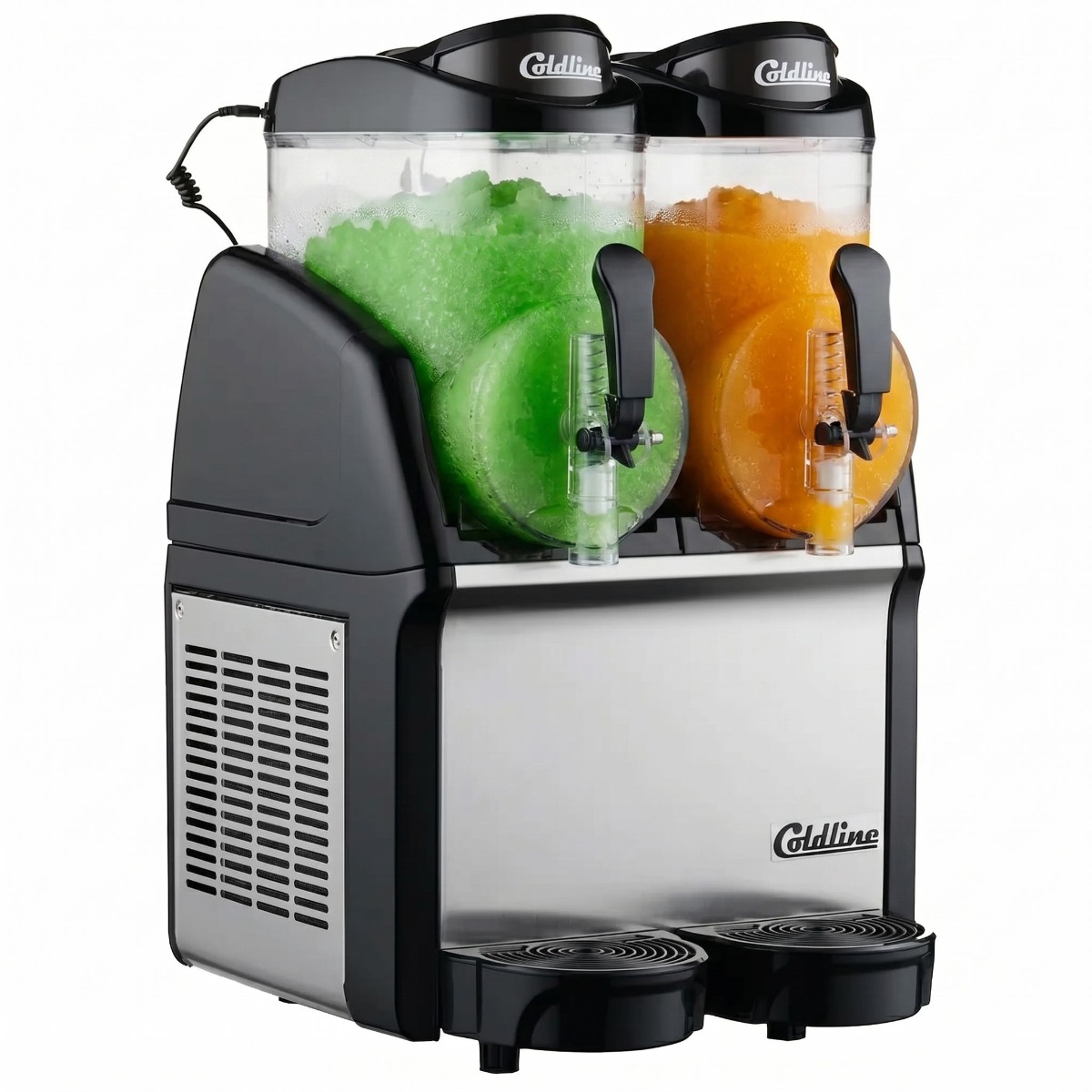 Coldline GRANITA-2N Double 2 Bowl Pourover Granita Slush Machine - 6 Gallon