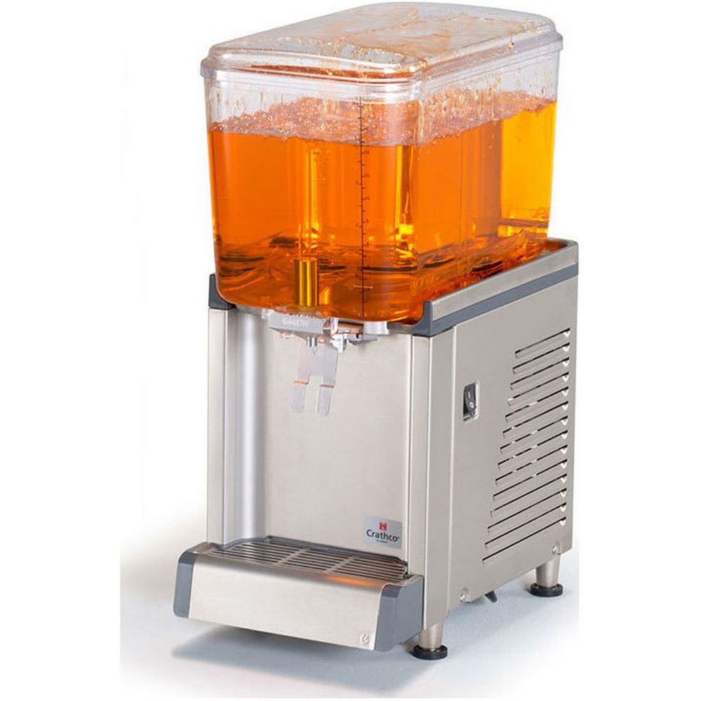Crathco CS-1D-16 11" Pre-Mix Cold Beverage Dispenser w/ 4.75 Gallon Bowl - Simplicity Bubbler Series