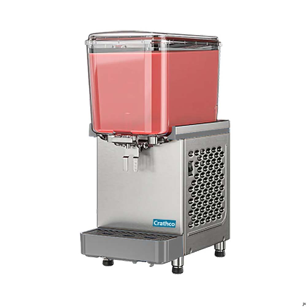 Crathco SR-15-16 Classic Pro Bubbler Single 4.75 Gallon Bowl Pre-Mix Cold Beverage Dispenser - 120V