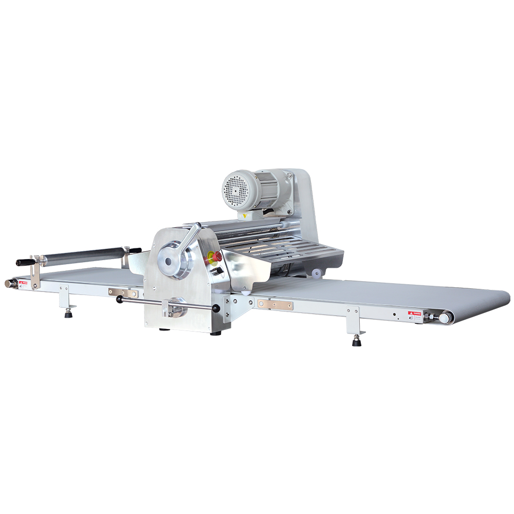 Prepline CSP-81 81" Countertop Reversible Dough Sheeter with Roller Pin - 120V