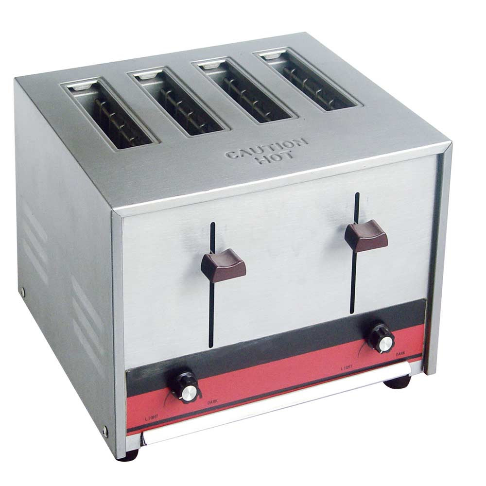 Prepline CT-120 4-Slice Commercial Electric Toaster - 1.5" Slots, 120V (BRAND NEW OVERSTOCK)