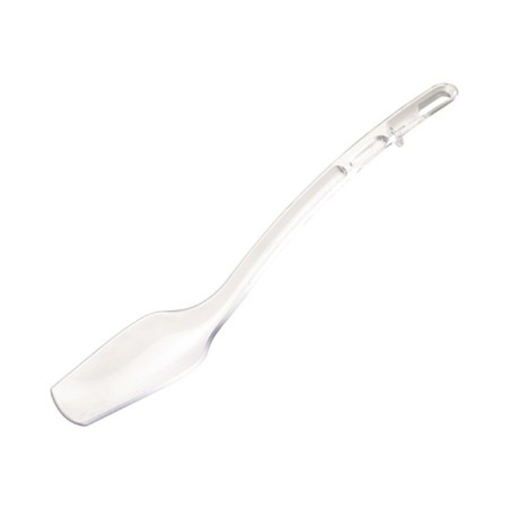 Winco CVBS-10C Clear 10" Polycarbonate Buffet Spoon