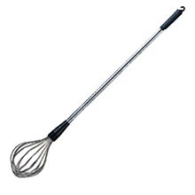Saint Romain 01243 39" Potato Whisk with Solidified Handle with Plastic Solid Filled Sleeve