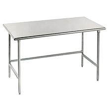 SG3048-RCB - 30"D x 48"L Stainless Steel Work Table w/ Cross Bar