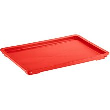 Ampto 10002R 23-5/8" x 15-3/4" Dough Box Lid Stackable Red
