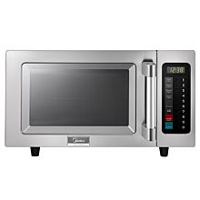 Midea 1025F1A 20" Commercial 1000 Watts Light Duty Microwave Oven and (5) Power Levels with (3) Cooking Stages -  0.9 Cu. Ft.