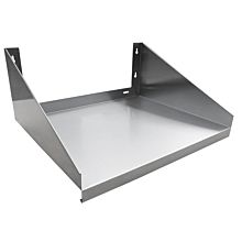 Prepline PWMS-2418 18"L x 24"D Stainless Steel Microwave Shelf