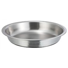 Winco 203-FP Malibu Stainless Steel 4 Qt. Round Food Pan
