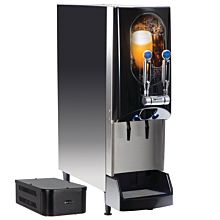 Bunn 10" Nitron Countertop Cold Draft Coffee Dispenser with 2 Flavors (1 Nitro & 1 Still), Removable Door Graphic & Gas Module, Ball Valve