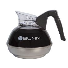 Bunn 06100.0102 2-Pack Easy Pour 64 oz. Black Handle Coffee Decanter