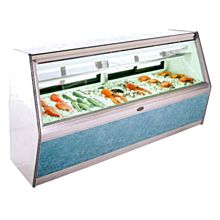 Marc Refrigeration MFC-6R 70" Seafood Case, Glass Front