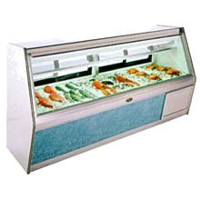 Marc Refrigeration MFC-6 S/C Self Contained 70" Seafood Case, Glass Front