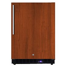 Summit SCFF52WXSSHH 24" Built-In Undercounter All-Freezer with Stainless Steel Door, Horizontal Handle, and White Cabinets