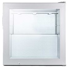 Summit SCUF20LHD 34" Large Capacity Upright All-Freezer with Frost-Free Operation, Casters, Lock, and Left Hand Door Swing
