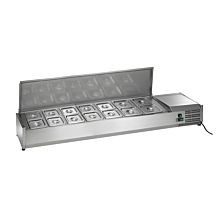 Arctic Air ACP63 63" Counter-top Prep Refrigerator - (14) x 1/6 pans