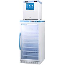Summit ARG8PV-FS24LSTACKMED2 24" Wide All-Refrigerator/All-Freezer Combination