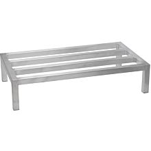 Winco ASDR-1424 24" Aluminum Dunnage Rack with 8" Height - 1200 lbs. Capacity