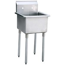 Atosa MRS-1-MOP 21" MixRite Stainless Steel Compartment Mop Sink 