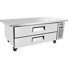 Atosa MGF8452GR 60" 2 Drawer Refrigerated Chef Base, Extended Top
