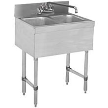 2 Compartment bar sink
