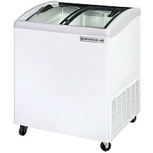 Beverage Air NC28HC-1-W 28 inch Curved Lid Novelty Display Freezer