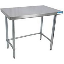 BK Resources VTTOB-3630 36"Wx30"D Economy Stainless Steel Open Base Work Table