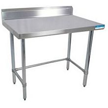 BK Resources VTTR5OB-3624 36"Wx24"D Economy Stainless Steel Open Base Work Table