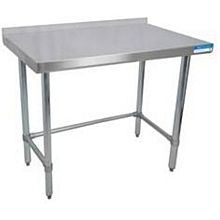 BK Resources VTTROB-1836 36"Wx18"D Economy Stainless Steel Open Base Work Table