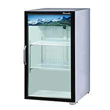 Blue Air BAGR7W-HC 21" White Glass Door Countertop Merchandiser Refrigerator - 7.0 Cu. Ft.