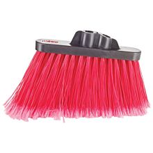 Winco BRAF-9R Angled Broom Head with Red Flagged Bristles