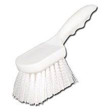 Winco BRN-8P 8" Plastic Scrubbing Brush with Nylon Bristles