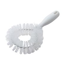 Winco BRV-10 9-1/4" White Vegetable Brush with Polyester Bristles