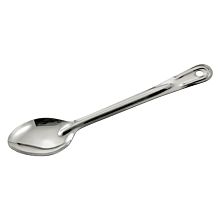 Winco BSOT-15H 15" Stainless Steel 1-Piece Solid Basting Spoon