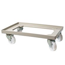 Ampto CA6040 Pizza Dough Box Dolly With Casters fits 23-5/8" x 15-3/4" Boxes
