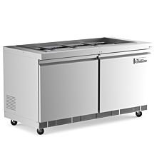 Coldline CBT-60 60" Stainless Steel Refrigerated Salad Bar, Buffet Table