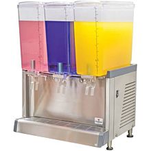 Cecilware CS-3L-16 20.4" Pre-Mix Cold Beverage Dispenser w/ (3) 4.75 gal Bowls, 120v