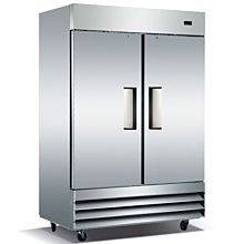 Coldline CFD-2RE-HC 54" Double Solid Door Reach-In Refrigerator