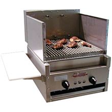 Old Hickory CH20-LP 24" Commercial Churrasco Rotisserie Grill - Liquid Propane Gas