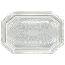 Winco CMT-14 Round Chrome Plated Serving Tray