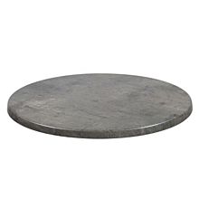 JMC Furniture Outdoor 24" Round Concrete Topalit Table Top with 1 1/4" Thick Edge & 3/4" Thick Center